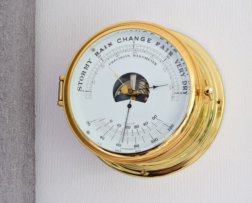 Schiffs barometer thermometer - barometer,