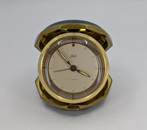 Vintage schatz alarm reiseuhr - schatz,