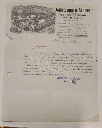 Jahresuhrenfabrik zeugnis von - jahresuhrenfabrik,