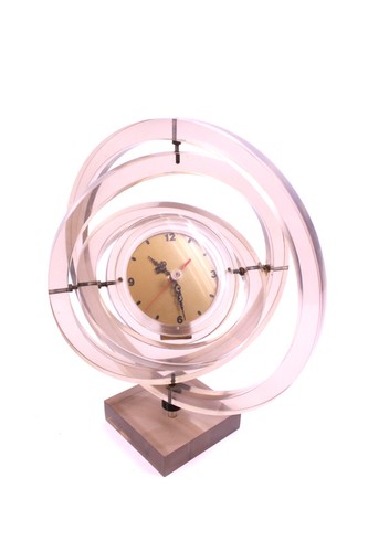 Unikat tischuhr ringpendeluhr - unikat,